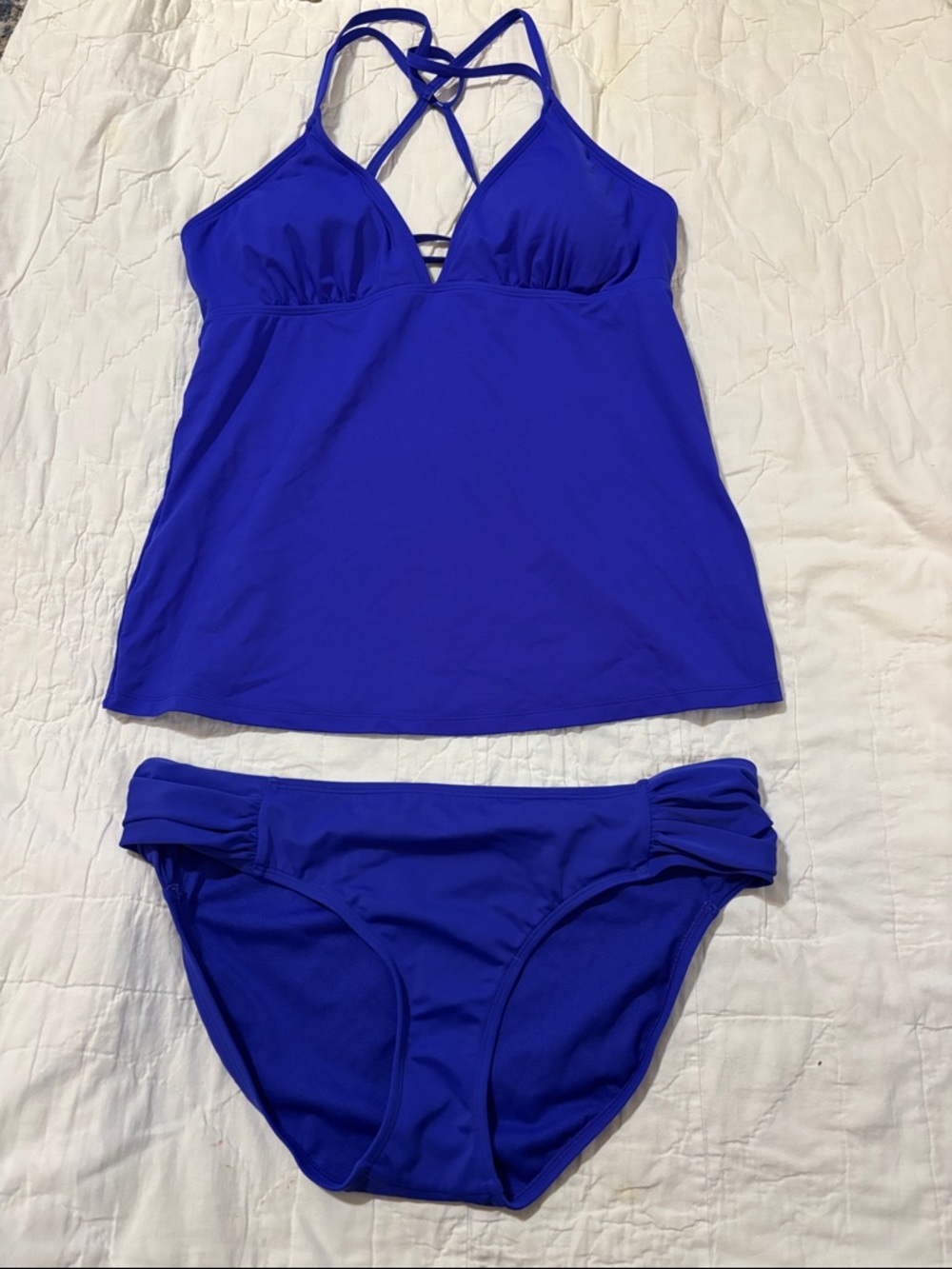 Athleta Royal Blue Tankini Set